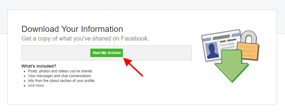 How to backup your facebook account