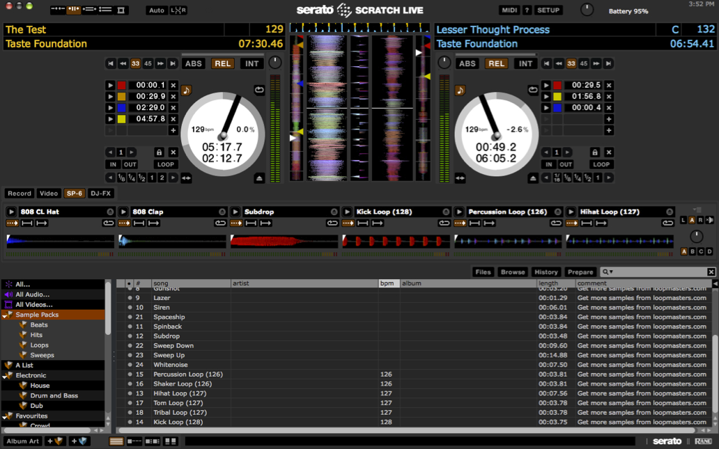 serato dj spotify